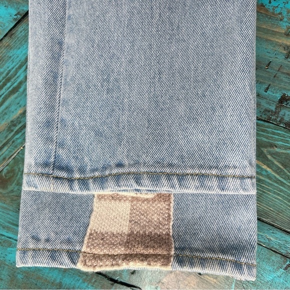 Still Here Tate High Rise Straight Leg Jeans in Vintage Blue Size 28 100% Cotton - Picture 12 of 15